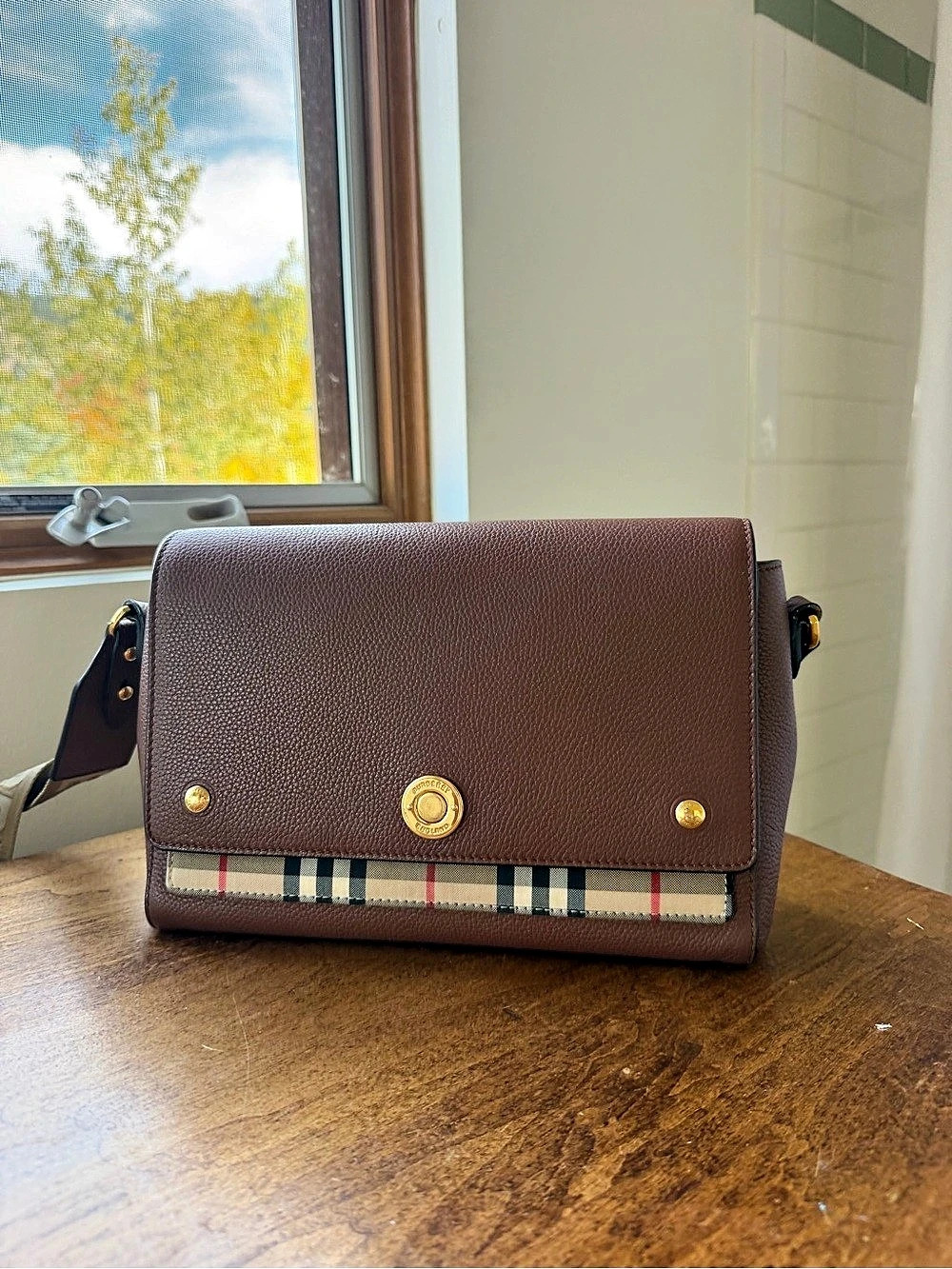 Burberry Medium Note Crossbody Bag